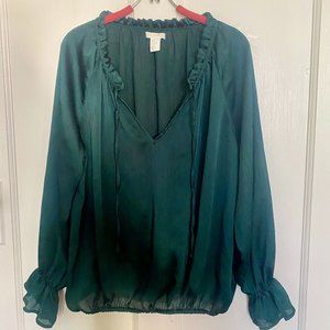 Deep Sea Green Blouse
